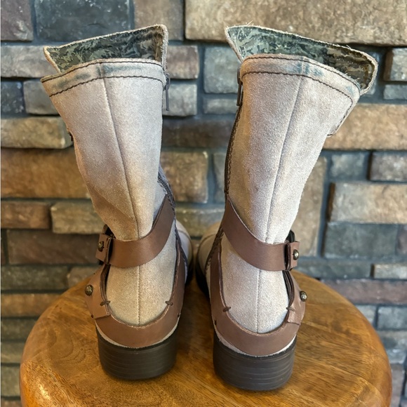 OTBT Women's Size 9M Bridgeport Brown Leather Side Zip Round Toe Boots - Picture 2 of 6